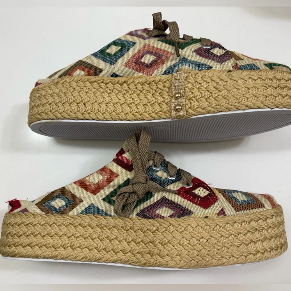 NEW Colorful Espadrille Shoes - Picture 5 of 6